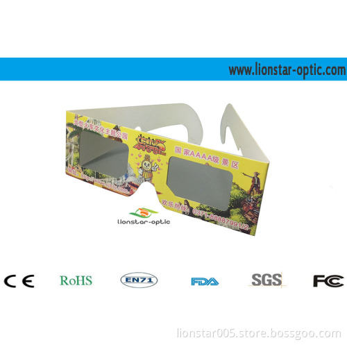 paper Chromadepth Polarized 3d glasses for cinema